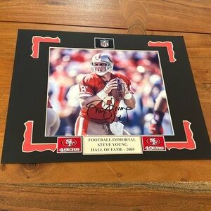 - Steve Young San Francisco 49ers autographed photo​